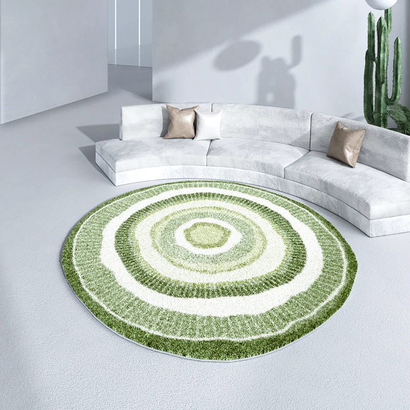 

Round Decorate Living Room Carpet Irregular Bedroom Bedside Soft Rug Thickened Coffee Table Home Plush Floor Mat Ковер Tapis 러그