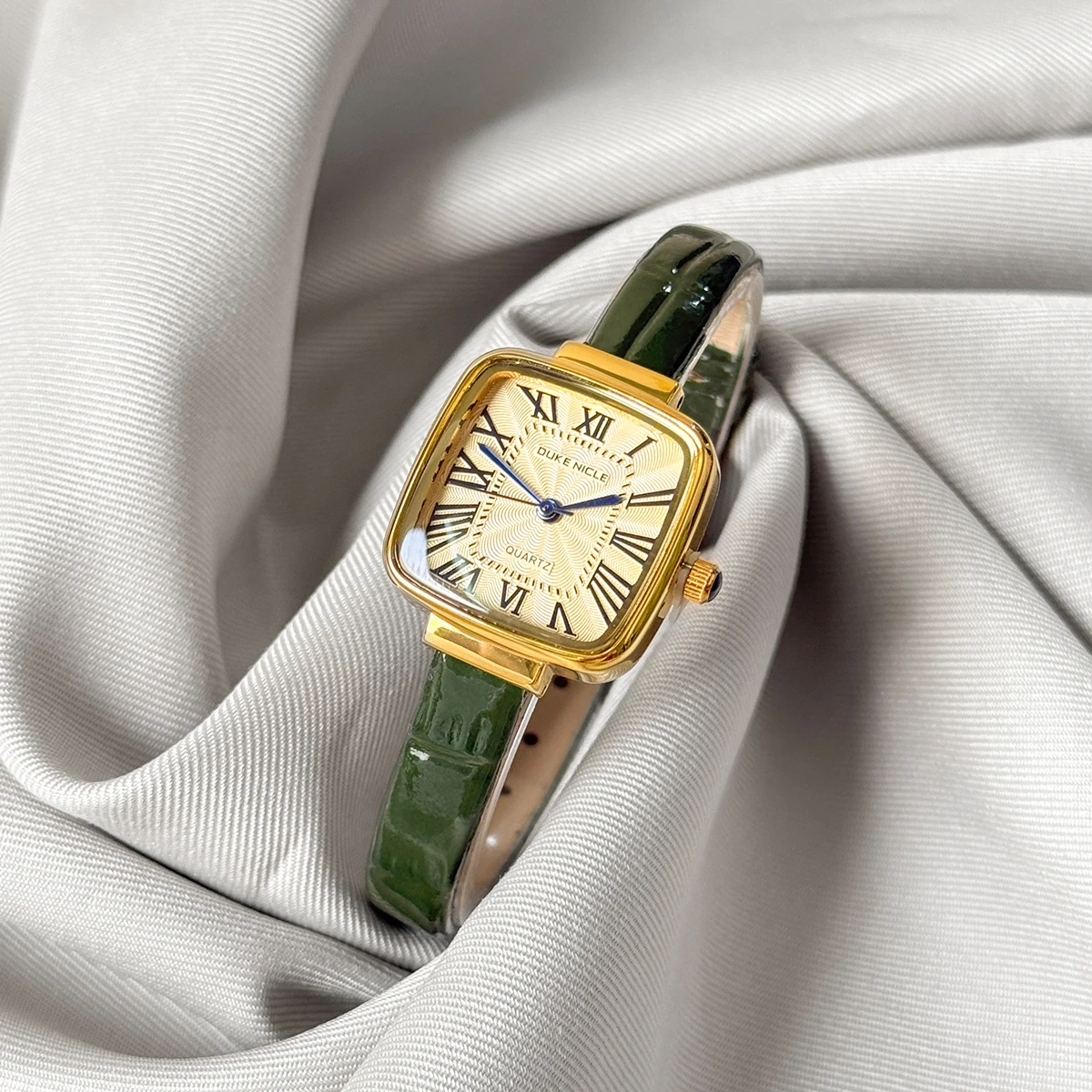 Mulheres quadradas simples estudante relógios de couro pulseira fina relógio de pulso de quartzo casual senhoras roma dial relógio relojes para mujer