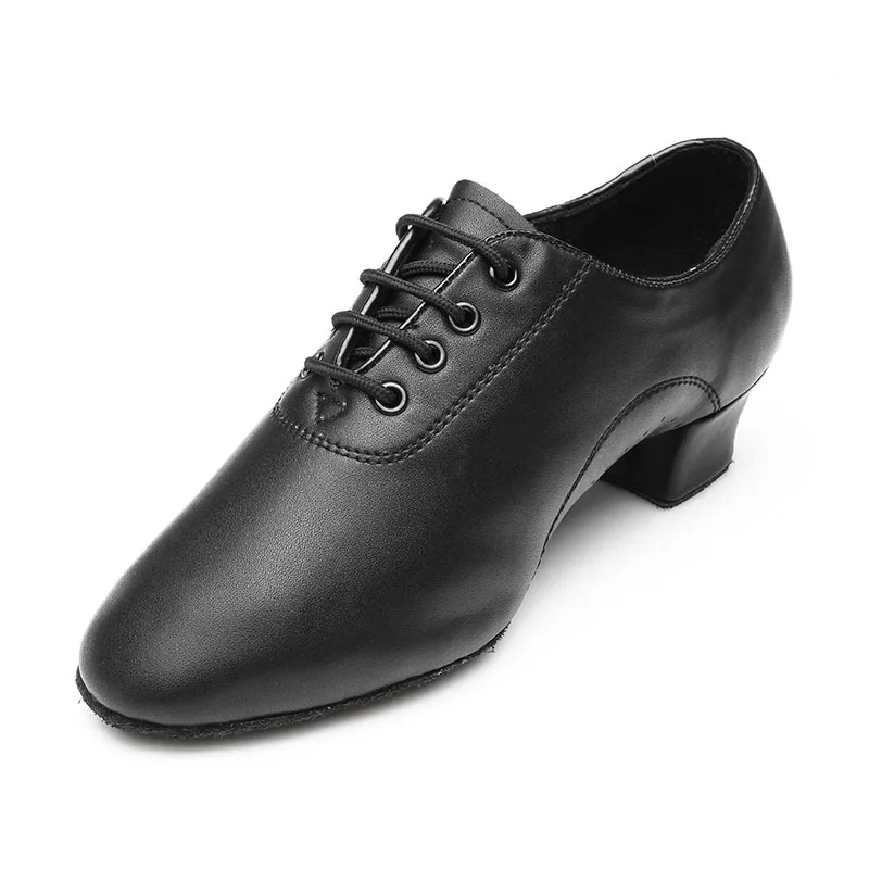 Men Ballroom Dancing Shoes Size 28-36 Latin Tango Dance Shoes PU Leather Men\'s Latin Shoes For Children Boys