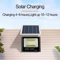JVEE 30W 1000mAh Solar Flood Lights Remote Control Powered Spotlight Outdoor Waterproof IP67 Villa Street Lamp Adjustable Angle 3