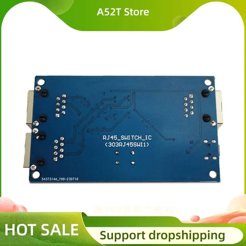 A52T 2X Gigabit Ethernet Port Switcher Internal/External Switcher Network Cable Broadband 2-In-1-Out Distributor Module