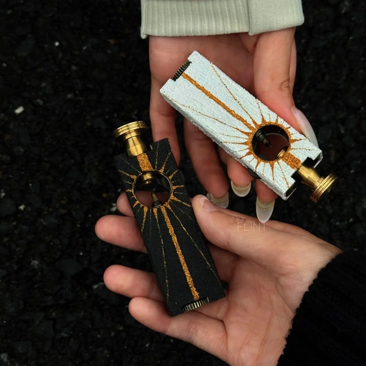 Outdoor Portable EDC Creative Retro Mechanical Igniter Camping Hiking Emergency Survival Ignition Tool