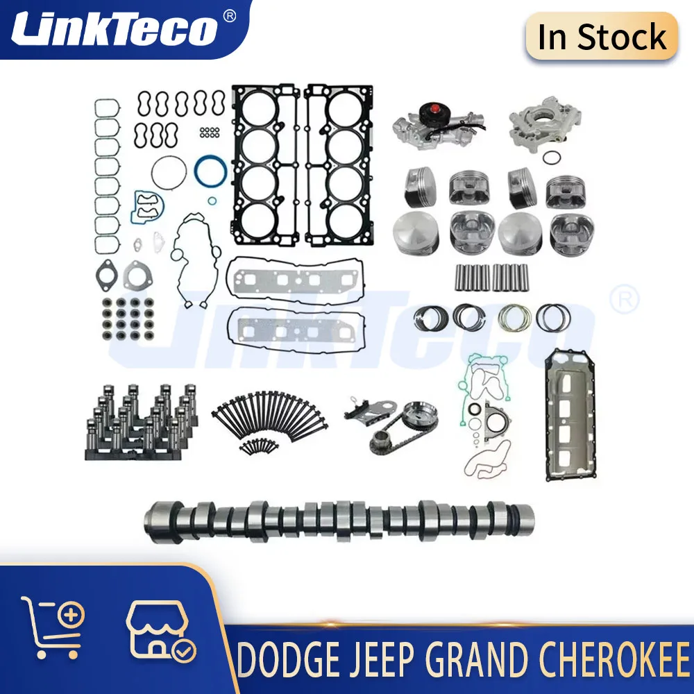 Engine Parts MDS Full Gasket Set Camshaft Water Oil Pump Kit 5.7 L ESG EZH EZC 03-08 For DODGE JEEP GRAND CHEROKEE CHRYSLER
