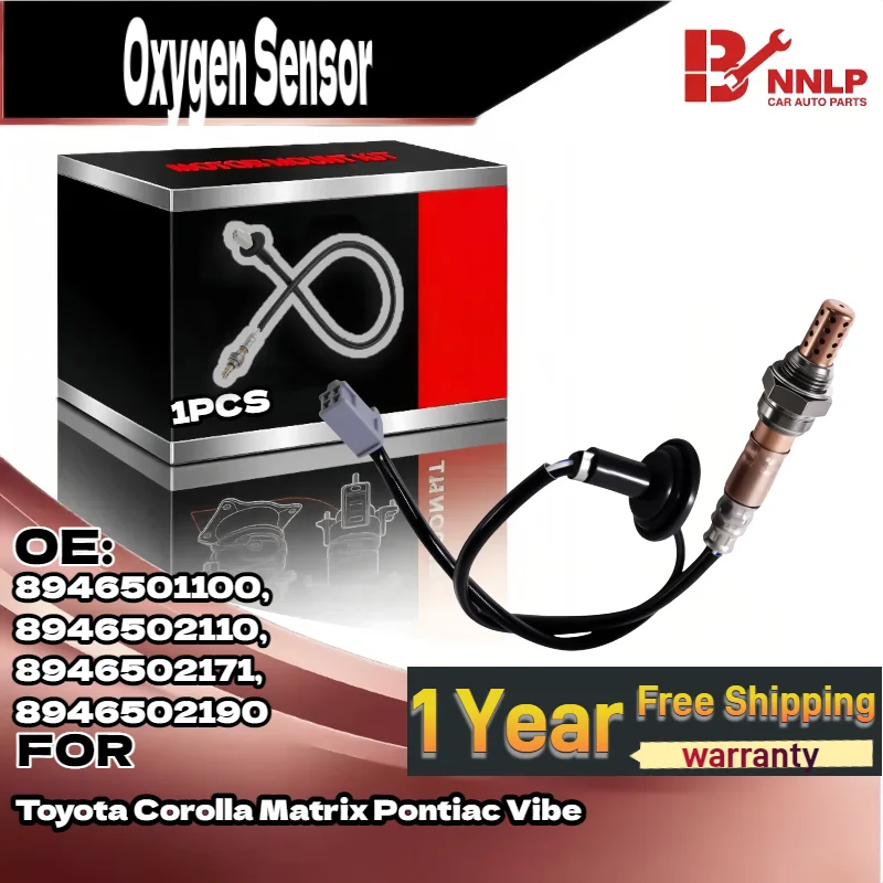 

Для датчика кислорода O2 вверх и вниз для Toyota Corolla Matrix Pontiac Vibe 03-08 8946501100, 8946502110, 8946502171