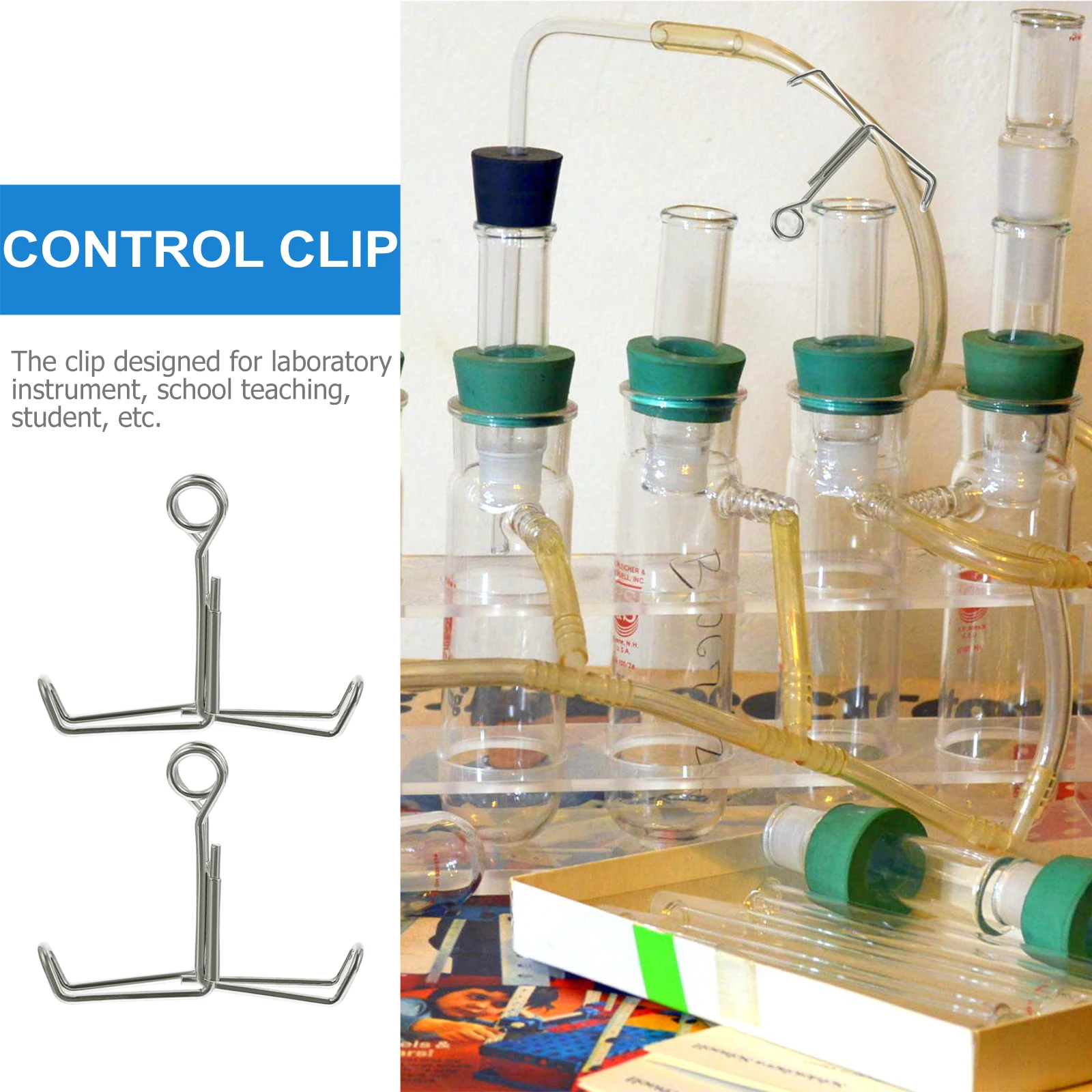 

10 Pcs Water Stop Rubber Tube Premium Pinchcock Pipe Clamps Siphon Laboratory Tubing Clip Spring Stopper Control Iron Adjust