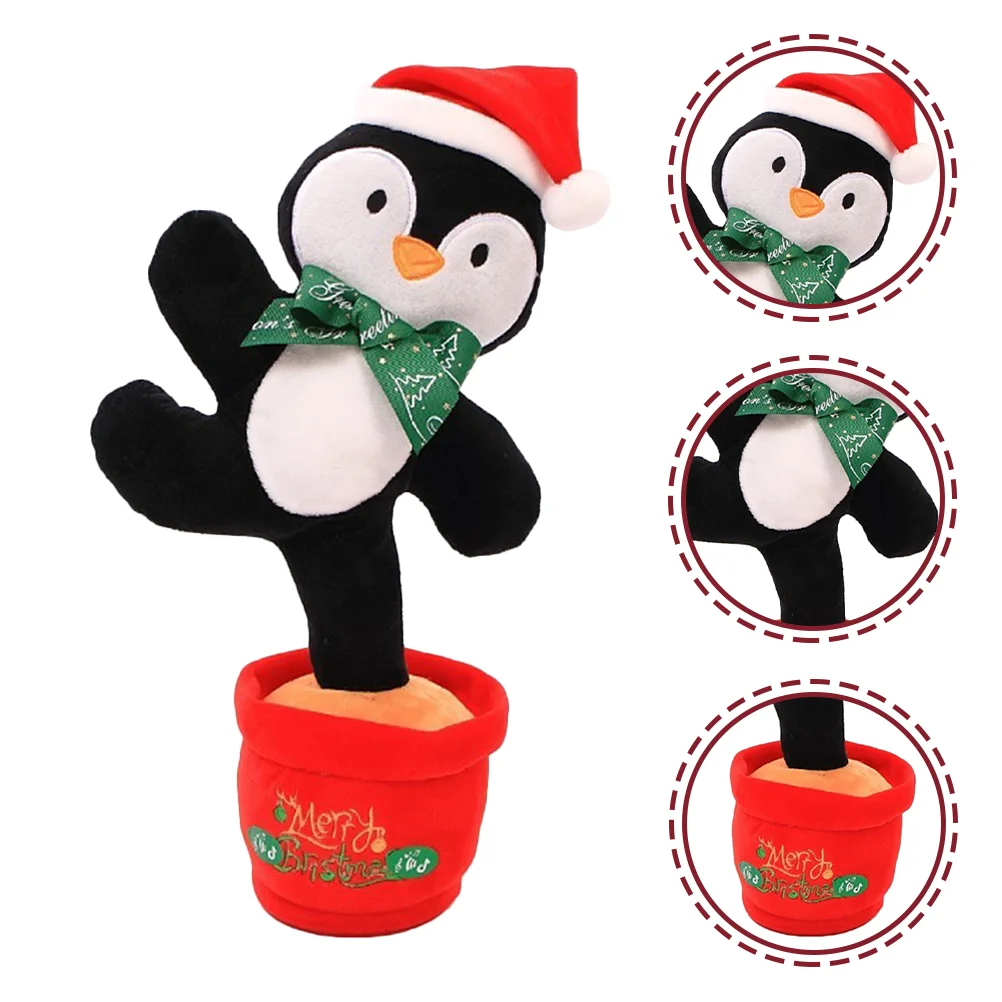 

Christmas Singing Toy Toddler Talking Dancing Kids Xmas Green Bedroom Decor Plush