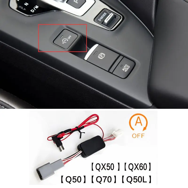 For  Infiniti Q70L/QX50/QX60/Q50L Car Automatic Stop Start Engine System Eliminator Disable Cable Auto Stop Canceller