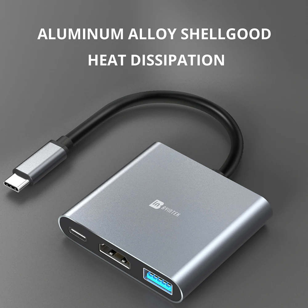 VEVSHAO USB アダプター Type-c から 4K HDMI-コンピューティング ドッキング ステーション サポート MST Macbook HP マルチポート USB-C ハブ用