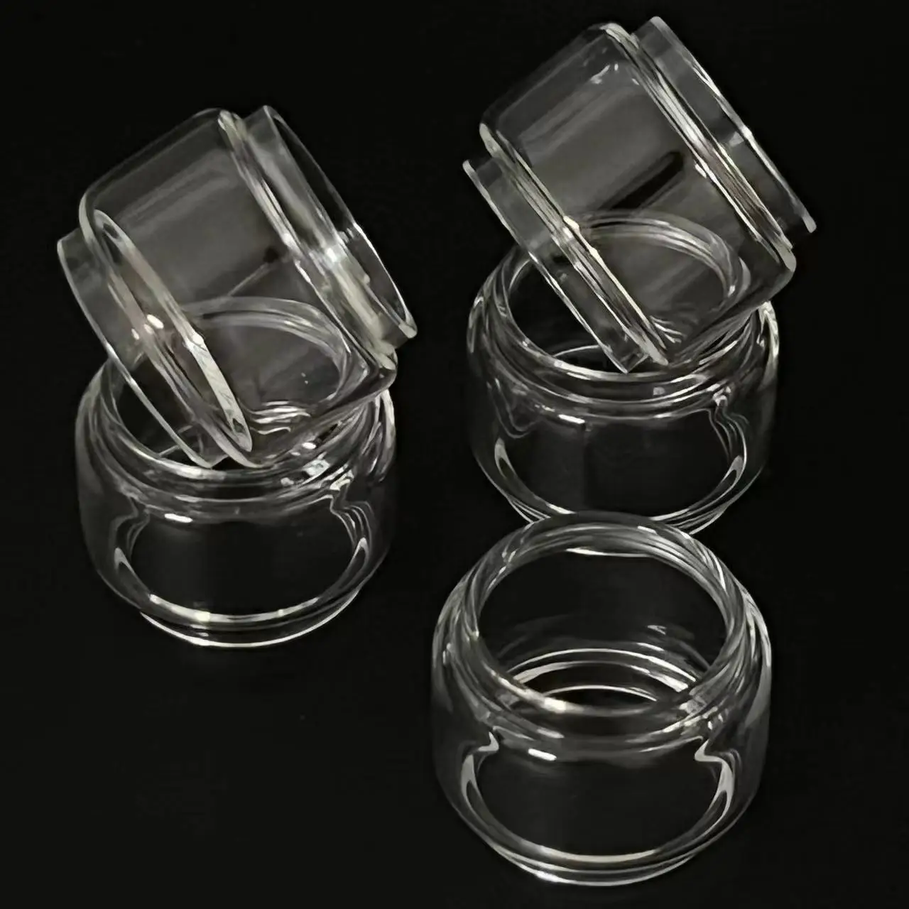 5PCS Bubble Glass Tubes for TFV16 9ml TFV18 7.5ml Morph 2 Kit 7.5ml MAG P3 Kit Crystal Mini Glass Accessories