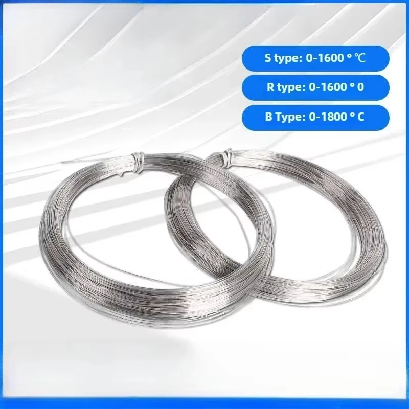 100mm Platinum Rhodium Thermocouple Wire S/R/B Type Platinum Rhodium Temperature Range 0-1600 ℃