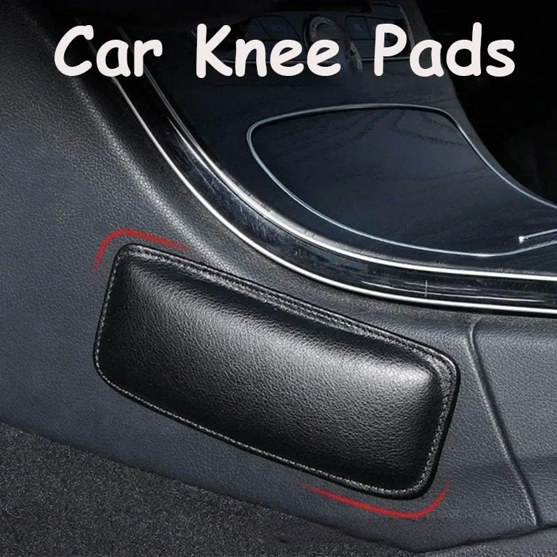 Car Knee Pad Leather Leg Cushion Thigh Support Seat Door Armrest Foot Pads Auto Interior Decoration Accessories 180x80x30mm