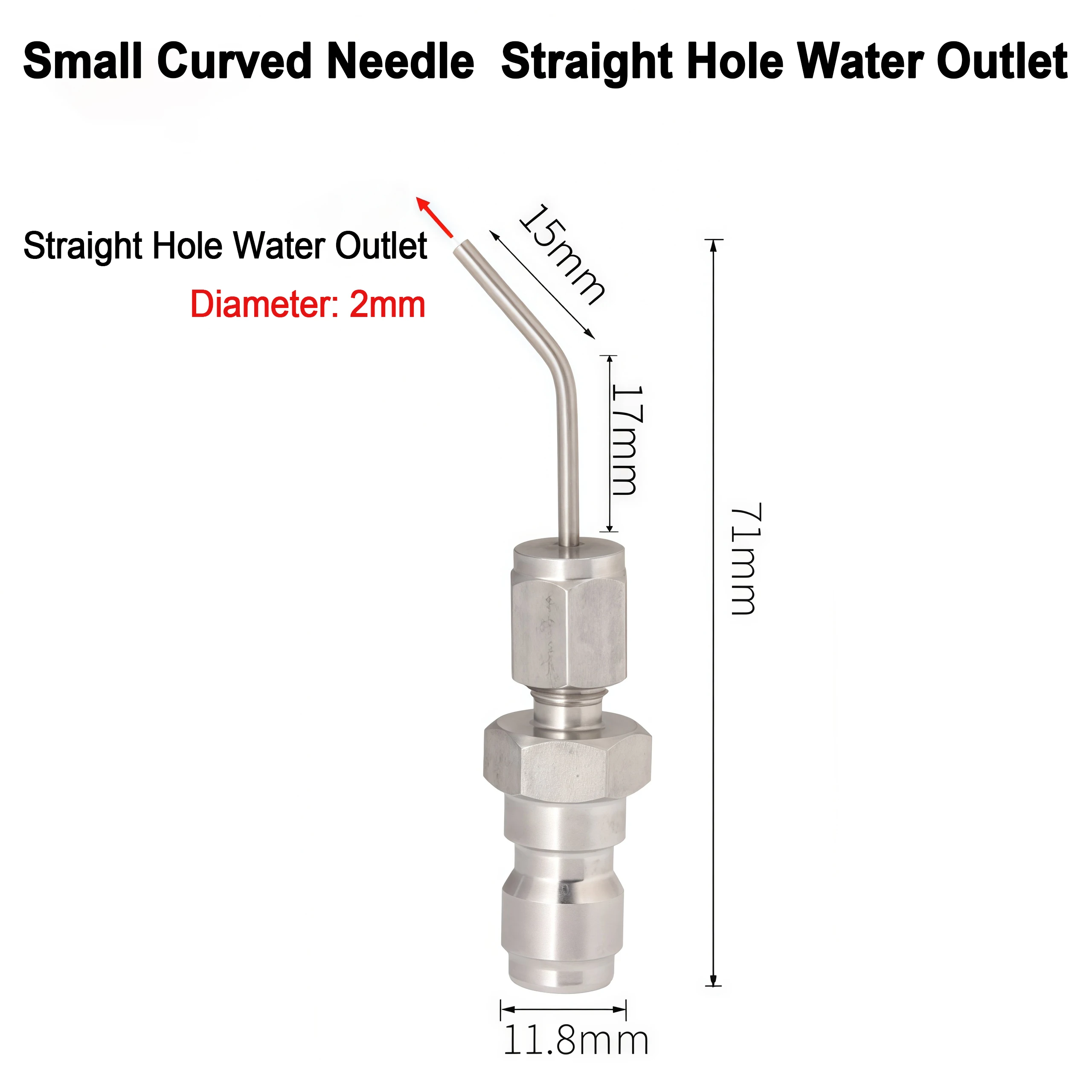 Hochdruck-Reinigungsnadeldüse – 2,0 mm gerader/seitiger Düse für Warmwasserbereitungstanks und Reinigungswerkzeug für AC-Einheiten – Detail 6