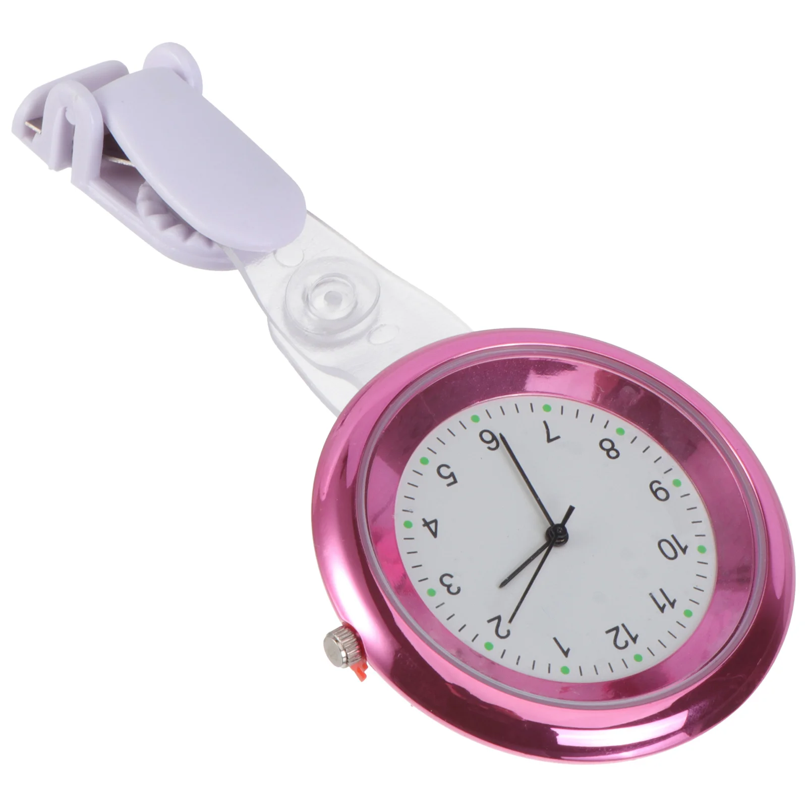 

Stylish Nurse Doctor Watch Pocket Watch Durable Quartz Movement Accurate Time Portable Medical Gift Purplish Red