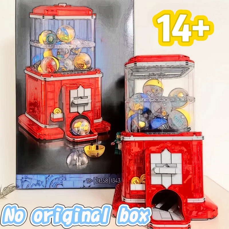 

Новый креативный конструктор 2026 года, 1343 детали, набор для сборки 21358, игрушка-головоломка с монетоприемником, подарок на праздник/день рождения для ребенка