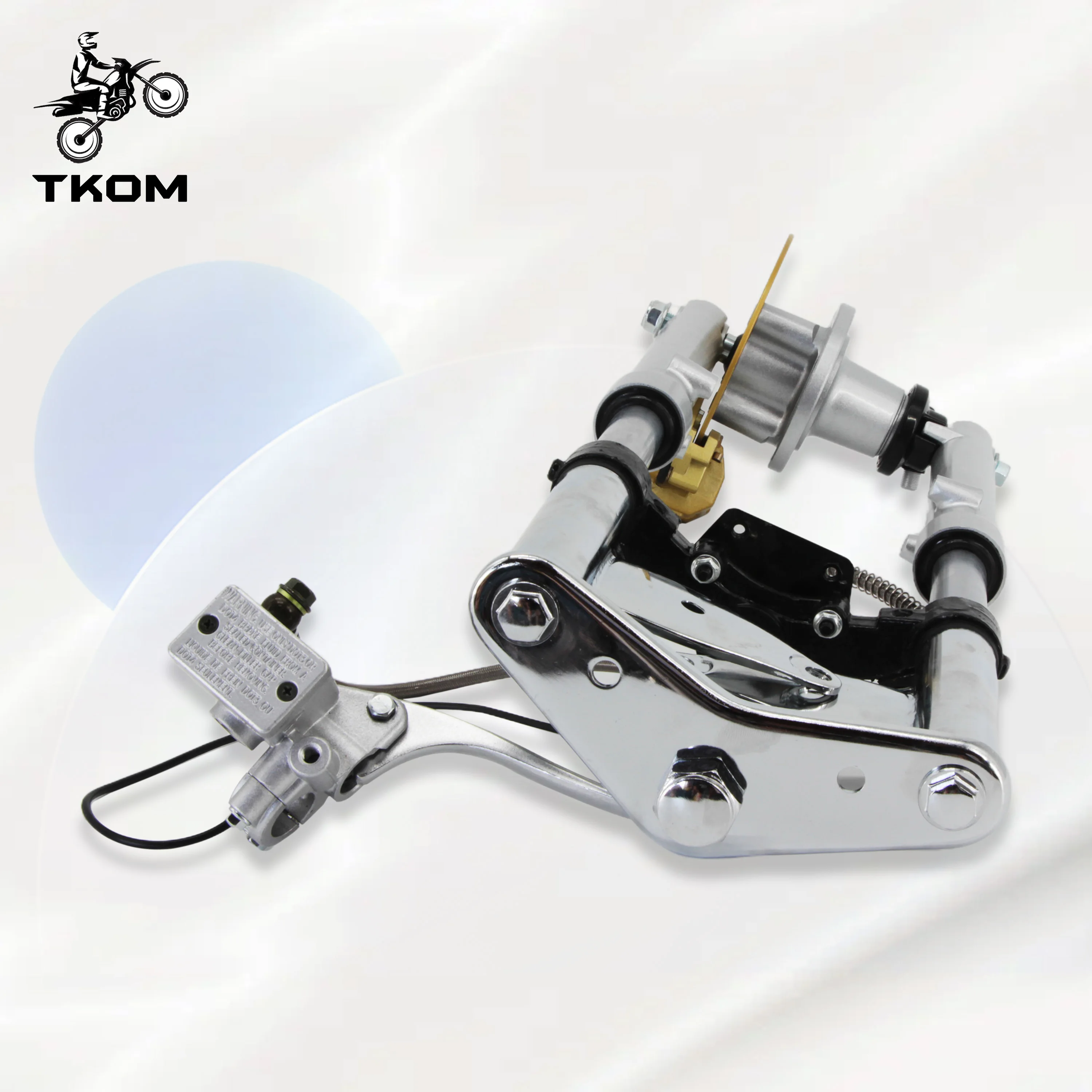 Monkey Motorcycle Front Fork Shock Absorber with brake caliper disc assembly for Honda Monkey Z50 bike spare parts