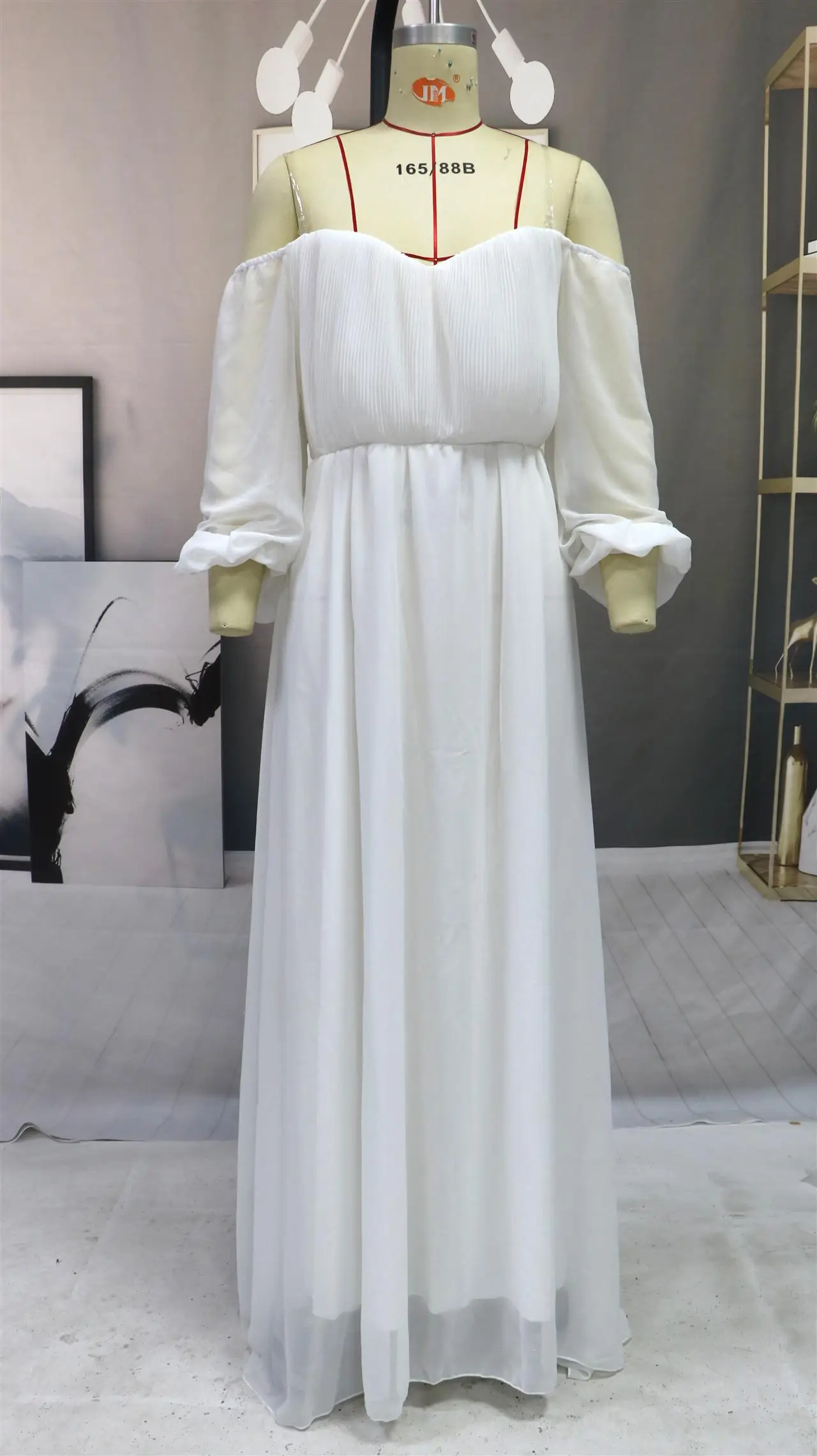 Elegante vestido blanco de maternidad para mujer embarazada, vestido de noche para fiesta, boda, sesión de fotos de embarazo