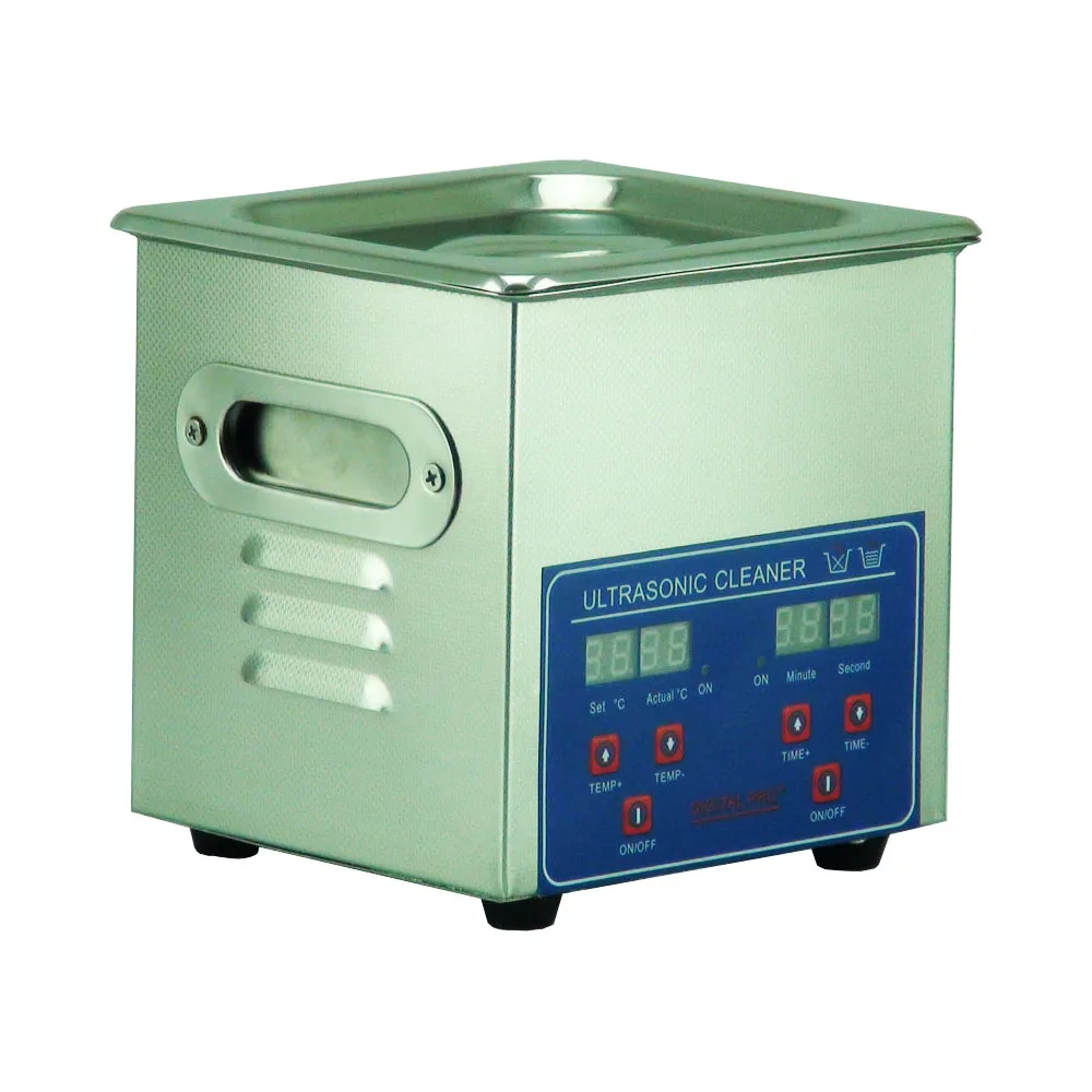 PS-10A Digital Ultrasonic Cleaner Máquina 2L 60W Calor Aquecedor Assista Bandas Parte Jóias Lavadora Ferramenta Para Relojoeiros