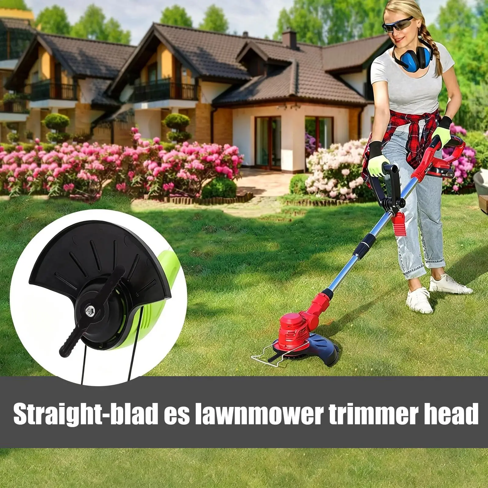 Grass Trimmer Replacement Cutter 100 Pieces Heavy Duty Attachments Straw Cutting Machine Accessories For Garden Yard Porch