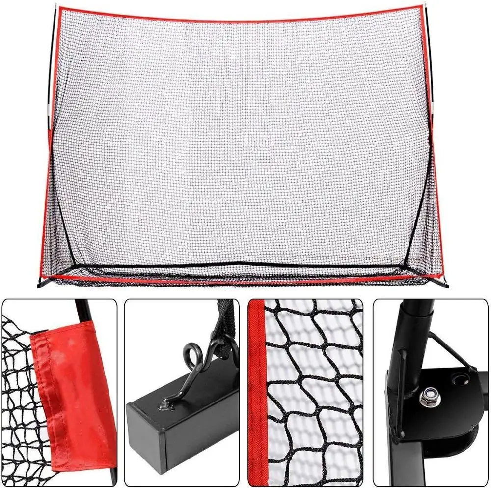 

10' x7' Practice Golf Net for Indoor Outdoor Training Home Swing Training Aids for Golf Hitting Driving Portable Football 2025