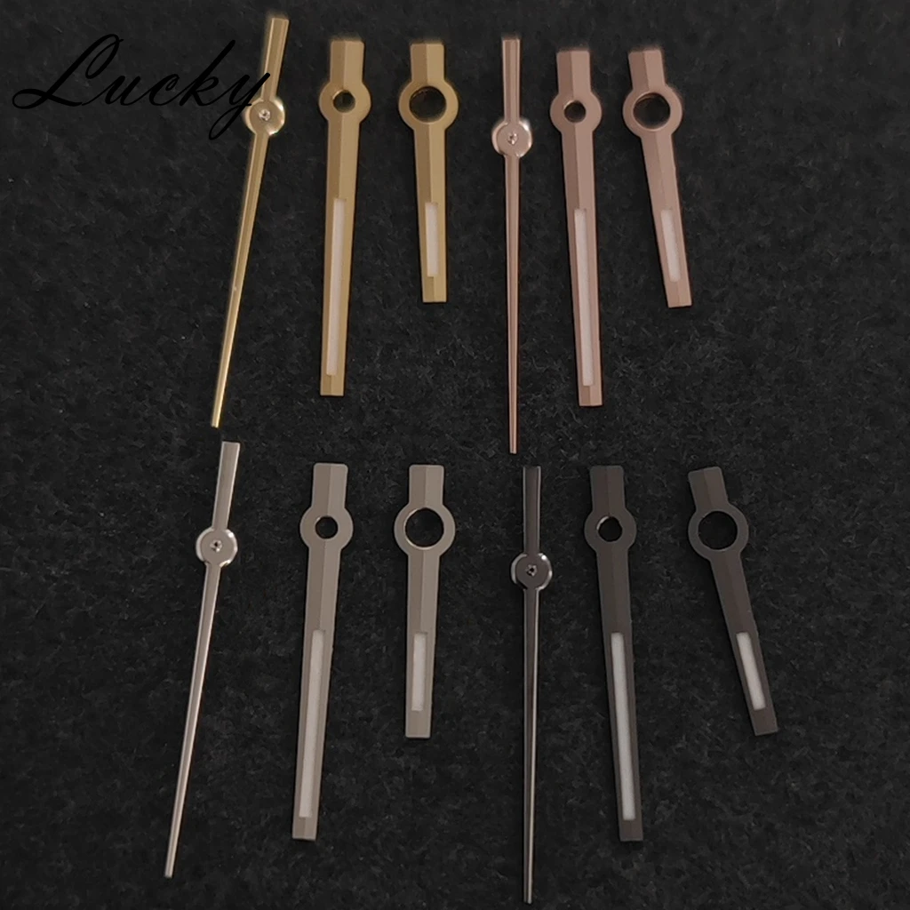 High Quality Watch Hands BGW9 Luminous /C3 Green Luminous Black Silver Gold Rose Watch Accessories Fit NH35/NH36/4R/7S Movement
