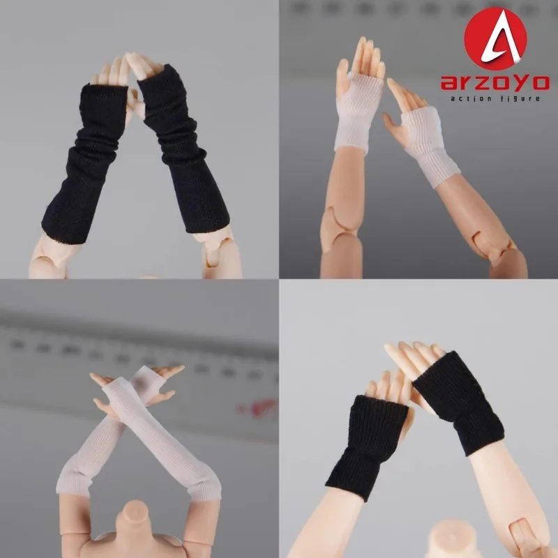 CHILI TOYS 1/12 Scale Female Gloves Arm Sleeves Clothes Accessories Model Fit 6'' Soldier Action Figure Body Dolls