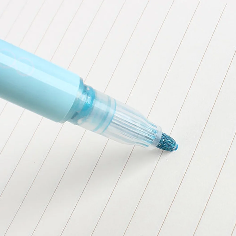 

8 шт., креативные ручки с двойной линией, красочные блестящие гелевые ручки для рисования, письма, рукоделия, флуоресцентные маркеры, маркер