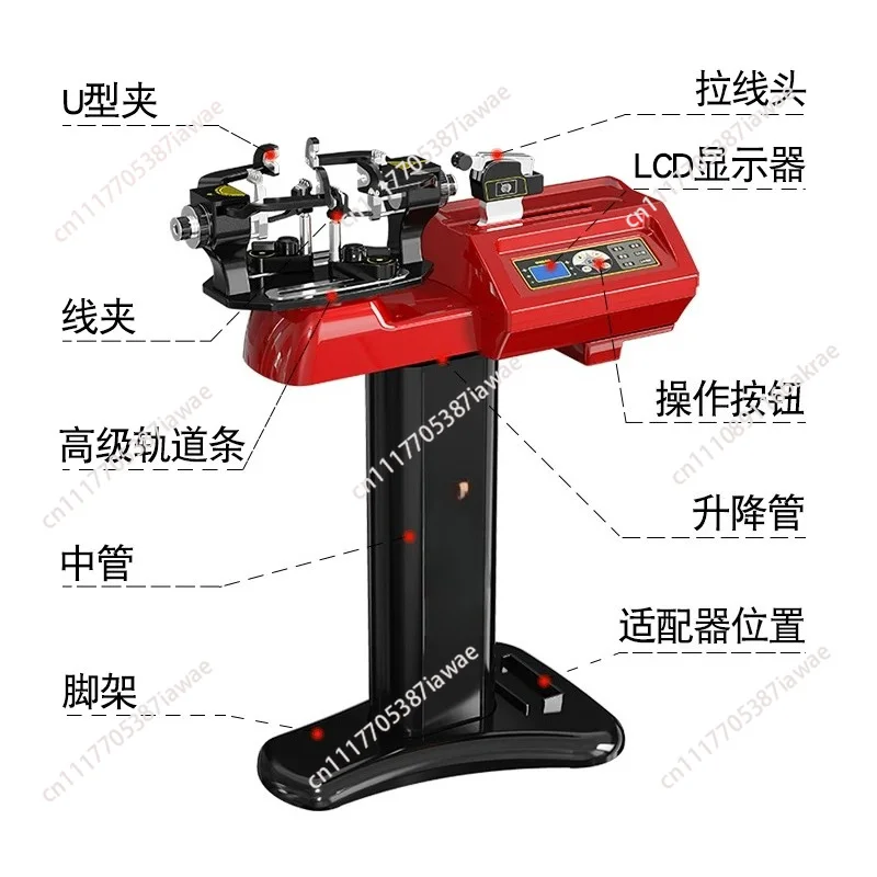Intelligent Tennis and Badminton Stringing Machine  String Puller with Head Up & Automatic Disc Lock Function（customized）