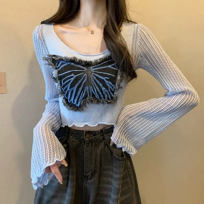 

Sweaters Jumpers Pullovers Women Pullover Youngla Gothic High Neck Femme Base Layer BF Y2K Work OL Professional Simple Clean Fit