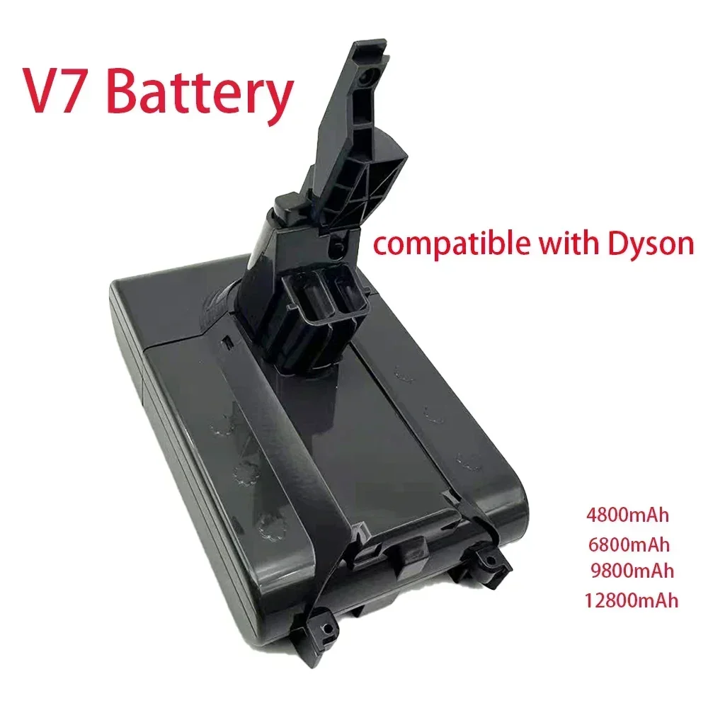202612800mAh 21.6V Lithium V7 Battery Replacement for Dyson V7 Motorhead Pro  Trigger  Animal  Car+Boat  Fluffy SV11 Battery