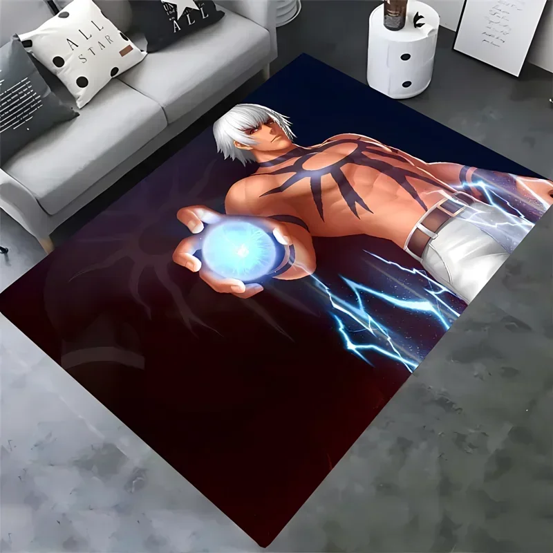 3D the king of fighters all star carpet  living room bedroom home decor garden lawn mat bathroom kitchen carpet birthday gift