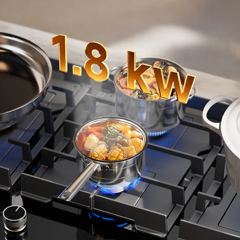 الراقية 900 مللي متر المدمج في موقد غاز البترول المسال/الغاز الطبيعي المسال الوقود قفل أمان الطفل حماية Flameout الزجاج المقسى المنزل المطبخ التجاري