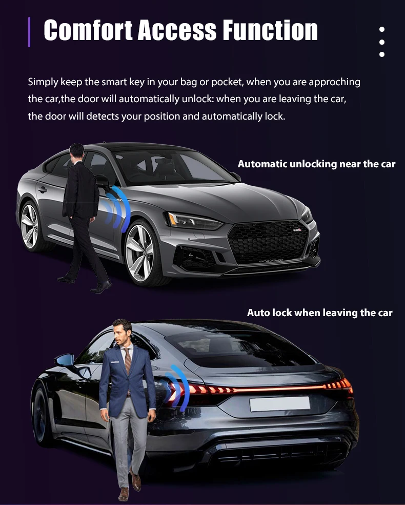 DLS-920 LCD Smart Key Originele afstandsbediening autosleutel Keyless aangepast