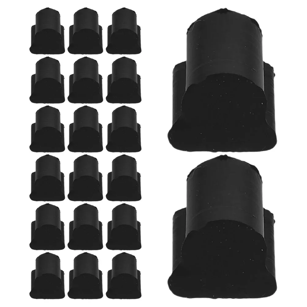 

20 Pcs Trombone Elastic Plug Tenor Piston Pad Rubber Instrument Accessories trumpet replacement accessory tuning slide stopper