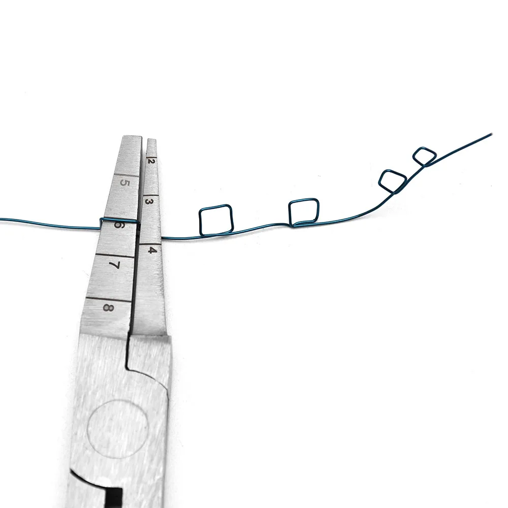 Precision Round /Square Nose Pliers (2~8mm Loops) Wire Looping Pliers for Beading Jewelry Making and Wire Forming