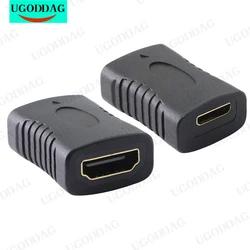 Mini HDMI-Compatible Adapter Extender Mini HD Female to HD Female Coupler Connector 1080p for Cameras Computers Projectors