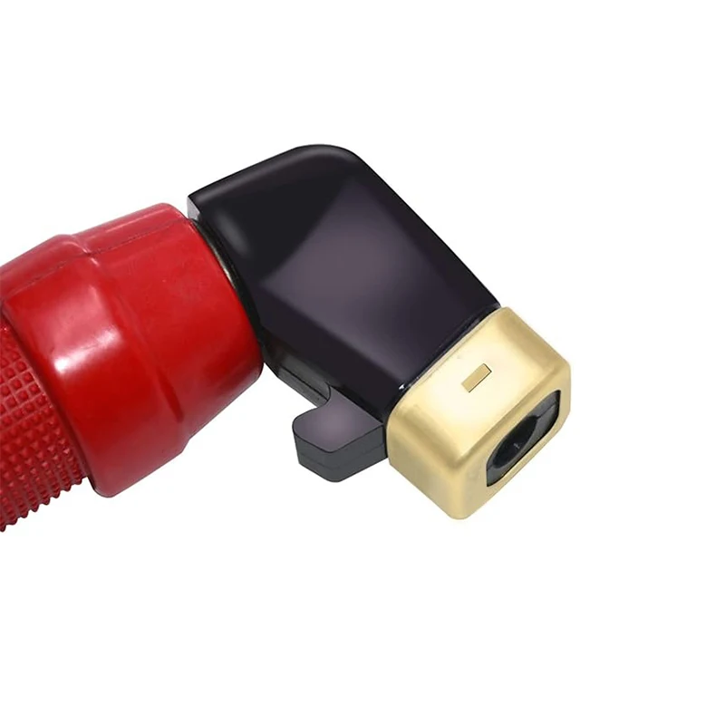 Imagen 4: Soporte para electrodos de soldadura trenzado, 400 amperios, totalmente de cobre, soporte para electrodos de alta resistencia, accesorio para máquina de soldadura, soldador ARC MMA