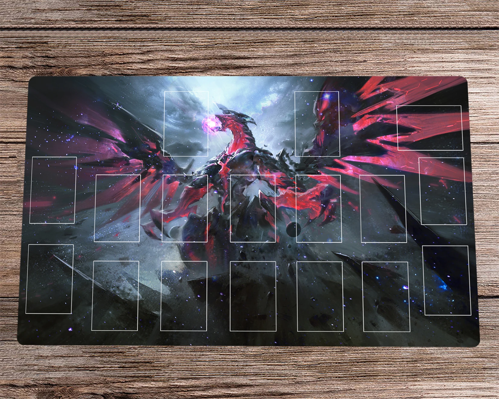 YuGiOh Playmat Neo Galaxy-Eyes Photon Dragon TCG CCG Trading Card Game Mat OCG Board Game Pad Anime Mouse Pad Desk Mat 60x35cm