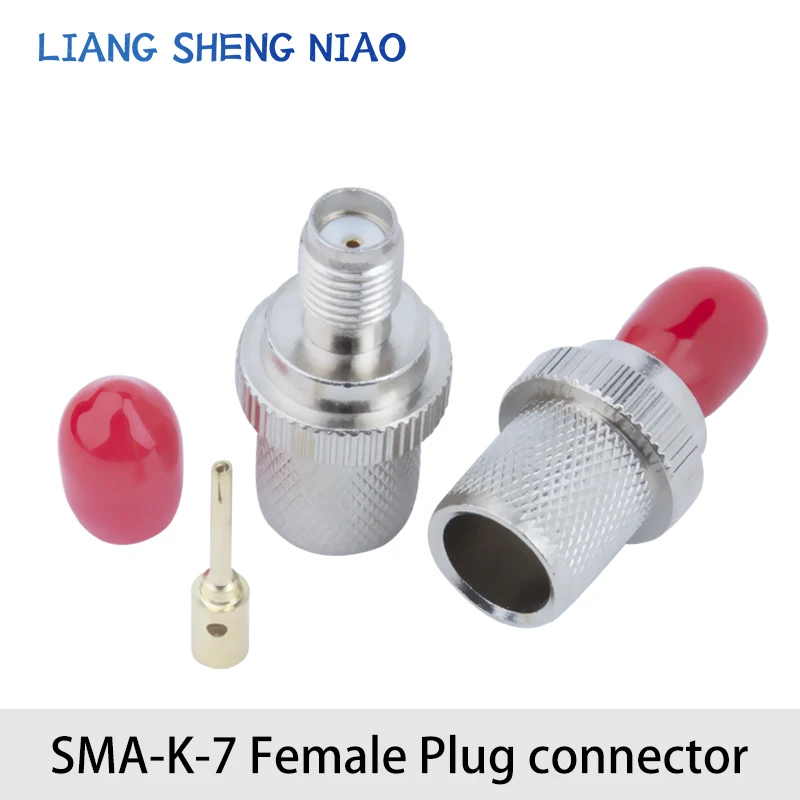 RF connector SMA-K-7 SMA female head outer screw inner hole crimping 50-7 LMR400 7D-FB RG213