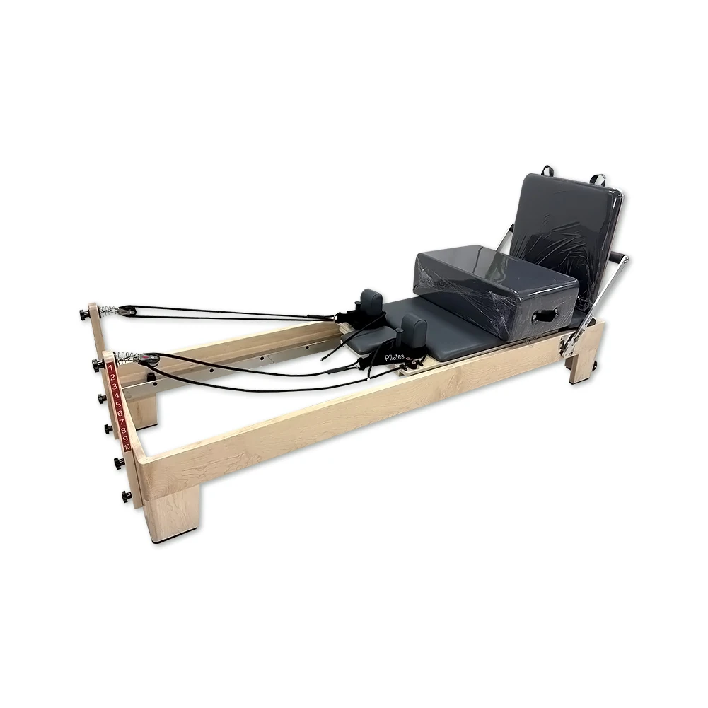 YTYIN Manufacturers Direct White Maple Wood Pilates Reformer Core Training Bed Hot Sale Pilates Reformer Set