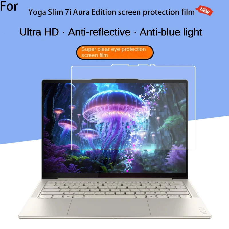 For Lenovo Yoga Slim 7i Aura Edition Keyboard Film 14-inch Yoga Slim 7 14ILL10 14AKP10 Screen Protective Film Anti-privacy Film