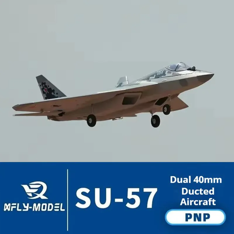 

XFly 4CH Россия 40 мм SU-57 двухмоторный канальный истребитель электрическая модель самолета с фиксированным крылом магнитная всасывающая головка SU57 PNP