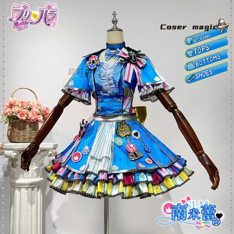 Anime pripara manaka laala minami mirei cosplay traje uniforme halloween carnaval festa de natal jogar papel roupas