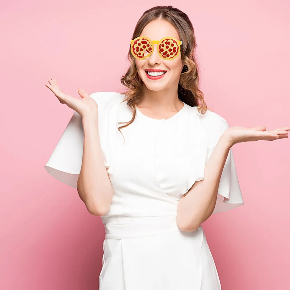 

3Pcs Pizza Hamburger Hot Dog Glasses Fast Food Themed Sunglasses Novelty Fun Party Eyewear for Masquerade Luau Beach Celebration