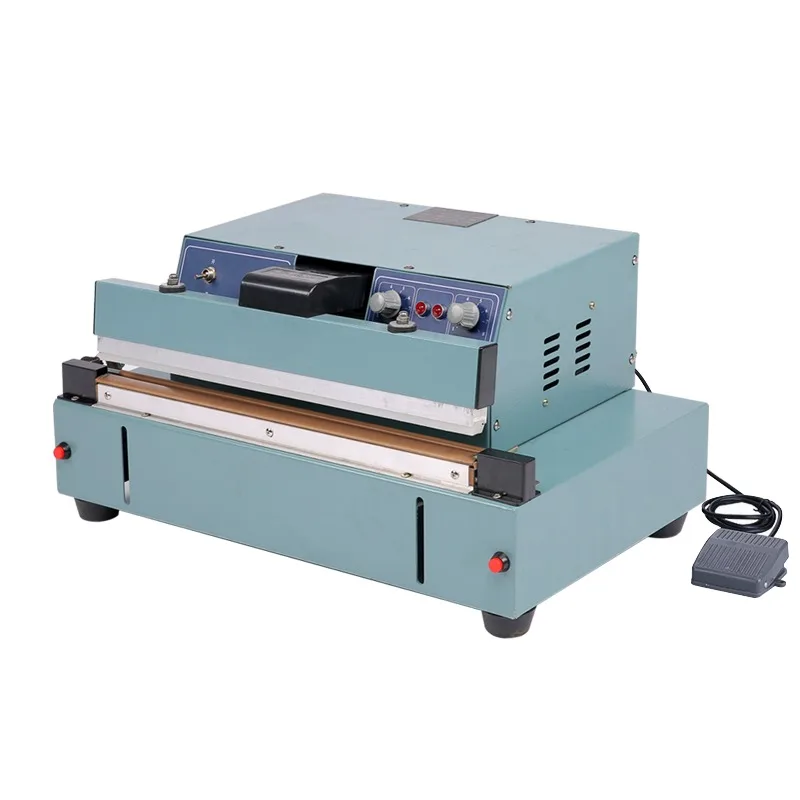 

FKR-450 Desktop All-Aluminum Frame Semi-Automatic Sealing Machine with Foot Pedal Operation Packaging Packaging
