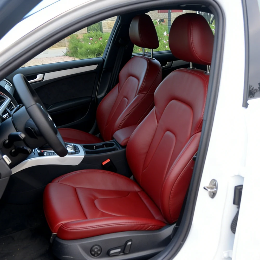 

Car Special Seat Cover For Audi A4 B8 8K 2009 2010 2011 2012 2013 PU Leather Cushion Protective Pad Seat Covers Accessories