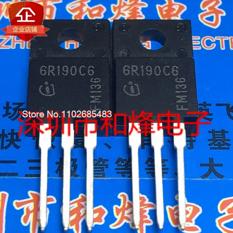 

(5PCS/LOT) IPA60R190C6 6R190C6 TO-220F 650V 59A