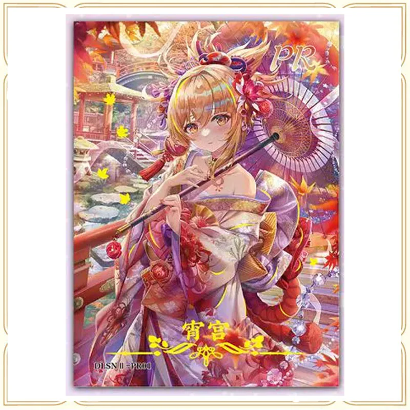 Anime Goddess Story PR ACG Sexy Card Rem Tomoe Gozen Raiden Shogun Collectible Card Toys for boys Christmas birthday present