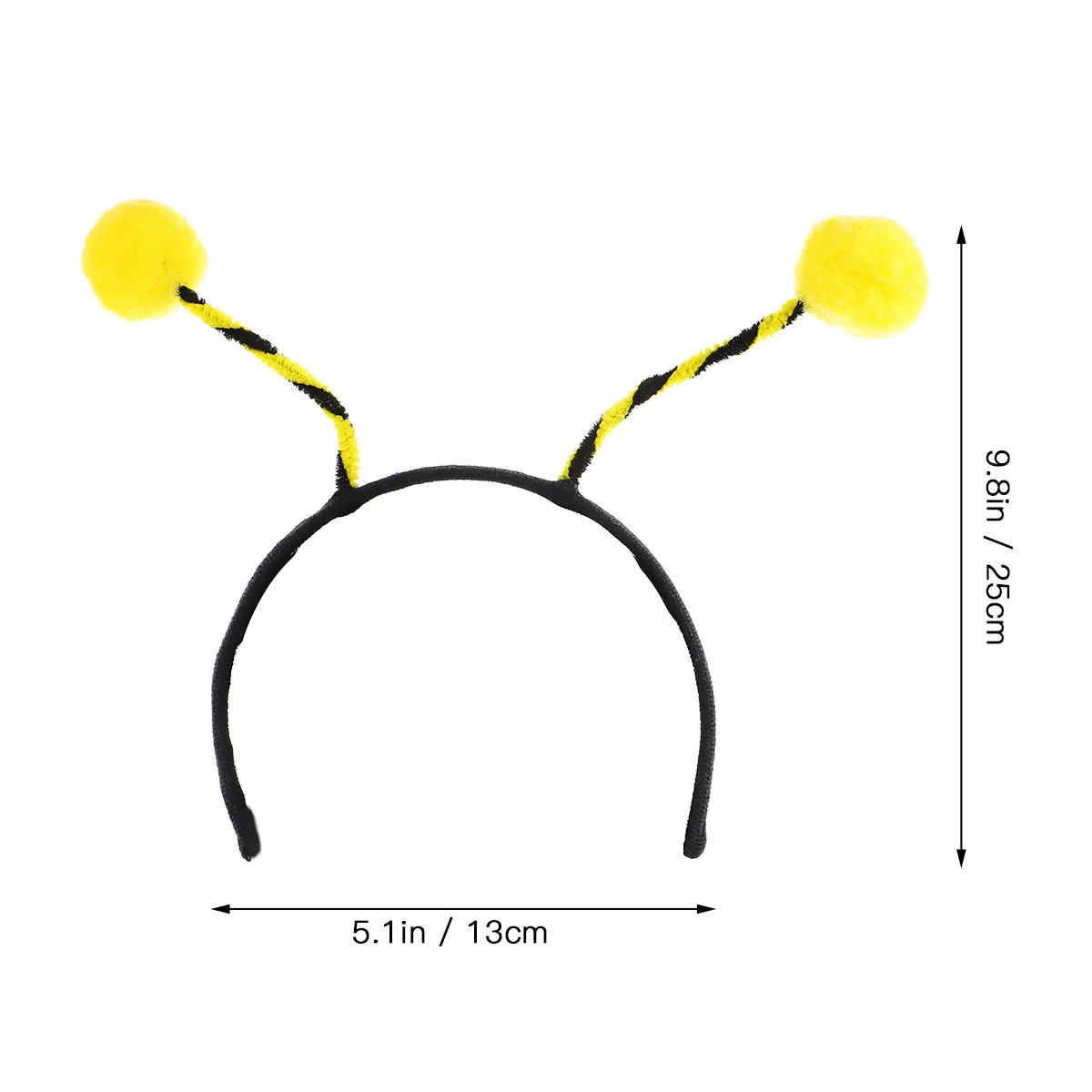 4 pezzi di cerchi per capelli ape, fascia per antenna vibrante, per bambini, adulti, bomboniere, spettacoli teatrali, decorazioni per costumi riutilizzabili