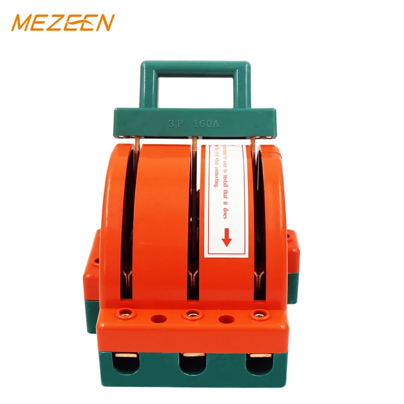 Mezeen 3p 160A Copper Type Manual Double Throw Changeover Switch