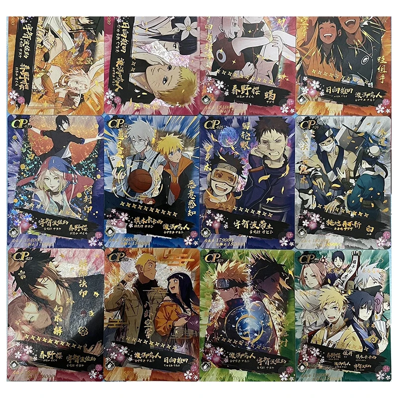 Cartes à collectionner Anime Naruto Rare CP Refraction Foil, Hyuga, HinMiHarLOT, Sakura, Tsunade, Darui, jouets pour garçons, cadeau d'anniversaire